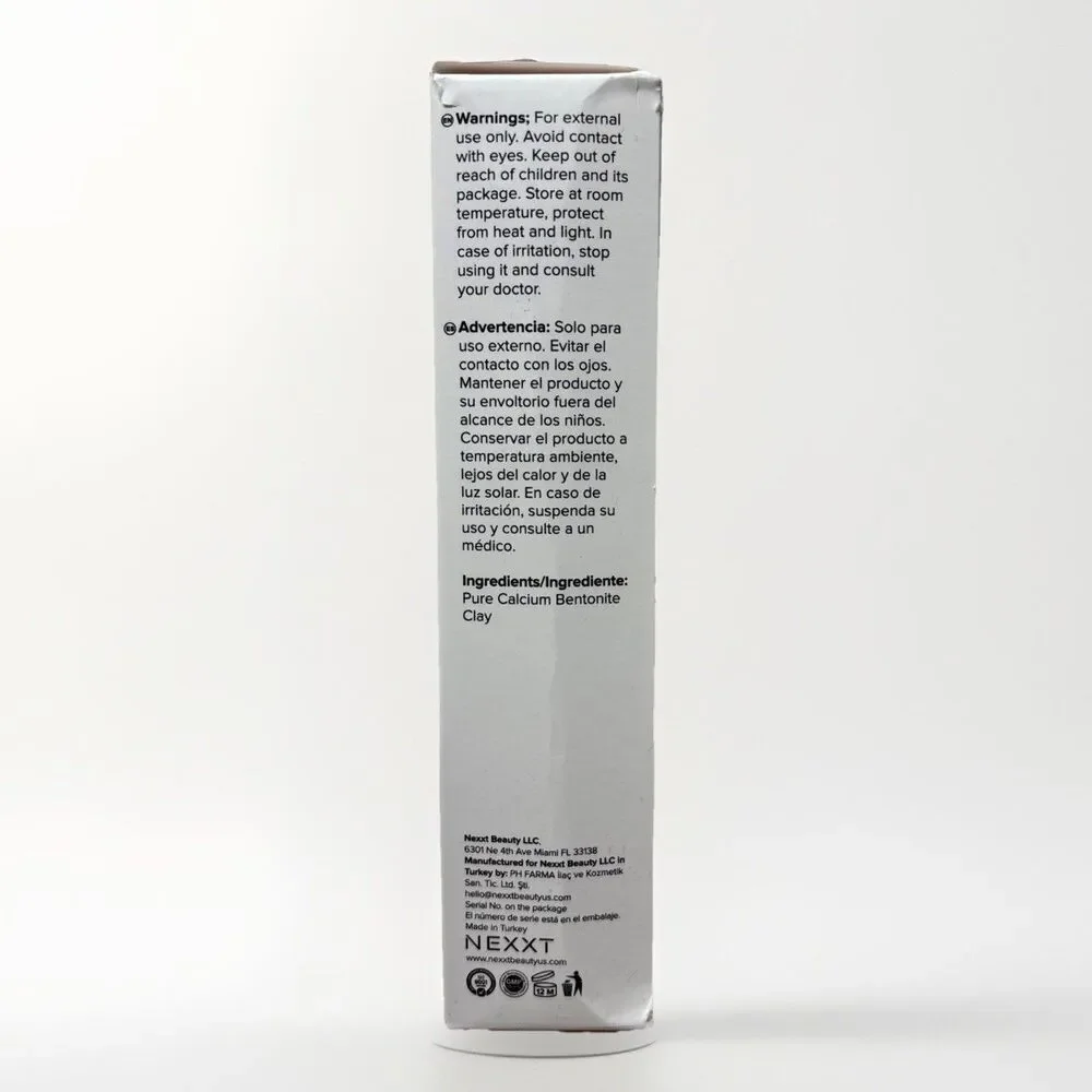 NEXXT Face Care Anti Acne Mask Bentonite Clay 3.4 Fl Oz 100ml All Skin READ DESC